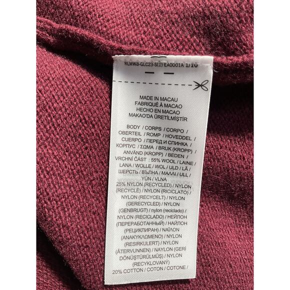 Ralph Lauren Wool-Blend Purple Long-Sleeve Sweater Dress Size XS - Picture 5 of 5